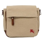 Beige Canvas Burberry Crossbody Bag