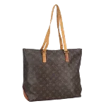 Brown Canvas Louis Vuitton Cabas