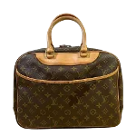 Brown Canvas Louis Vuitton Deauville 