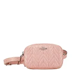 Pink Leather Coach Belt Bag