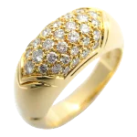 Gold Metal Bvlgari Ring