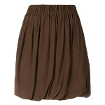Brown Acetate Chloé Skirt