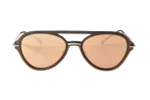 Brown Metal Prada Sunglasses