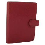 Red Leather Gucci Agenda