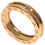 Gold Rose Gold Bvlgari Ring