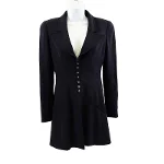 Navy Wool Chanel Suit