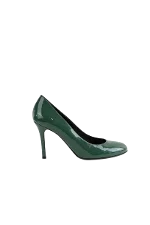 Green Leather Dolce & Gabbana Heels