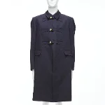 Navy Cotton Thom Browne Coat