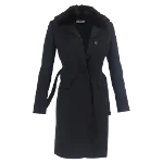 Navy Wool Prada Coat