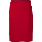 Red Wool Moschino Skirt