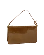 Metallic Leather Louis Vuitton Lexington Pochette