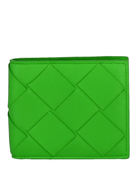Green Leather Bottega Veneta Wallet