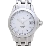 White Metal Omega Watch