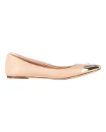 Nude Leather Dior Flats