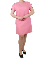 Pink Wool Valentino Dress