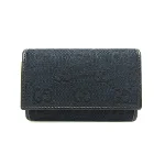 Navy Canvas Gucci Key Holder