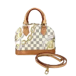 White Cotton Louis Vuitton Alma