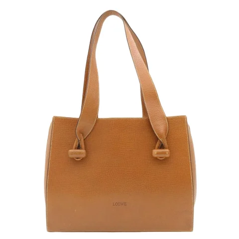 Brown Leather Loewe Shoulder Bag
