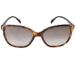 Brown Plastic Prada Sunglasses