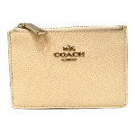 Beige Leather Coach Case