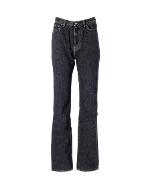 Black Cotton Yves Saint Laurent Jeans