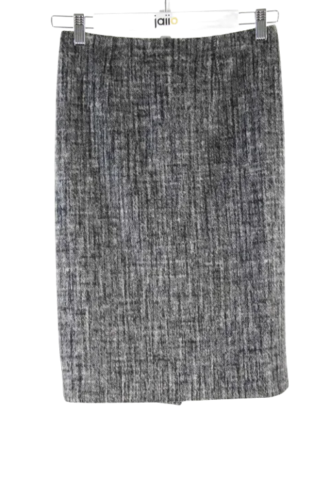 Grey Wool Paule Ka Skirt