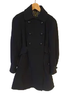 Black Wool Marc Jacobs Coat