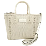 Beige Canvas Jimmy Choo Handbag