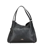 Black Leather Coach Handbag