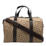 Beige Canvas Dunhill Handbag