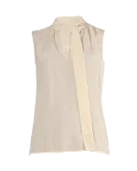 White Silk Tory Burch Top