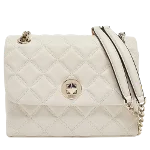 White Leather Kate Spade Shoulder Bag