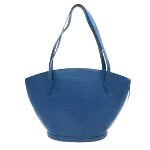 Blue Leather Louis Vuitton Saint Jacques