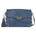 Blue Leather Valentino Clutch