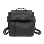 Black Leather Tod's Backpack