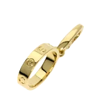 Gold Metal Cartier Charm