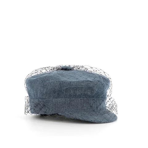 Blue Fabric Dior Hat