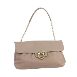 Beige Leather Salvatore Ferragamo Shoulder Bag