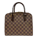 Brown Canvas Louis Vuitton Triana