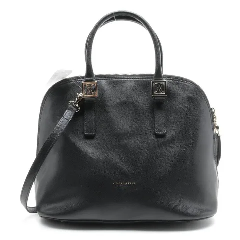 Black Leather Coccinelle Handbag