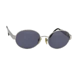 Silver Metal Chanel Sunglasses