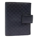 Navy Leather Gucci Agenda