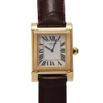 Beige Yellow Gold Cartier Watch