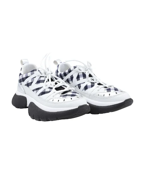 White Leather Maje Sneakers