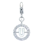 Silver Metal SWAROVSKI Charm