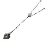 Metallic Metal Dior Necklace
