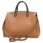 Brown Leather Max Mara Handbag