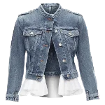 Blue Denim Alexander McQueen Jacket