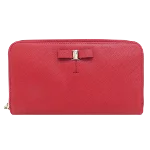 Red Leather Salvatore Ferragamo Wallet