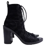 Black Velvet Ann Demeulemeester Sandals